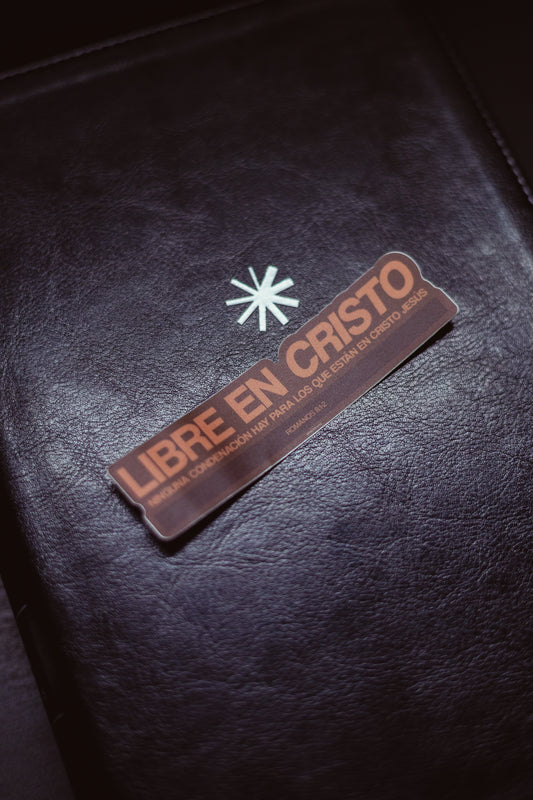 STICKER LIBRE EN CRISTO